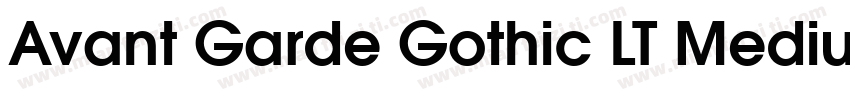 Avant Garde Gothic LT Medium blod字体转换
